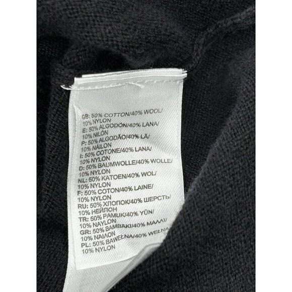 The North Face Sweater Mens Large Wool Blend Quarter 1/4 Zip Mock Neck Outdoors - Picture 7 of 11